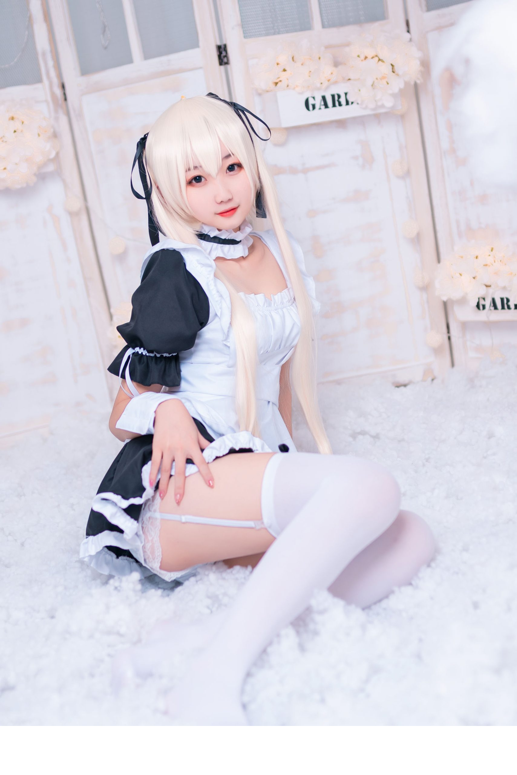 喵糖映画 VOL082 穹妹女仆-御萝圈-南仁的后花园~