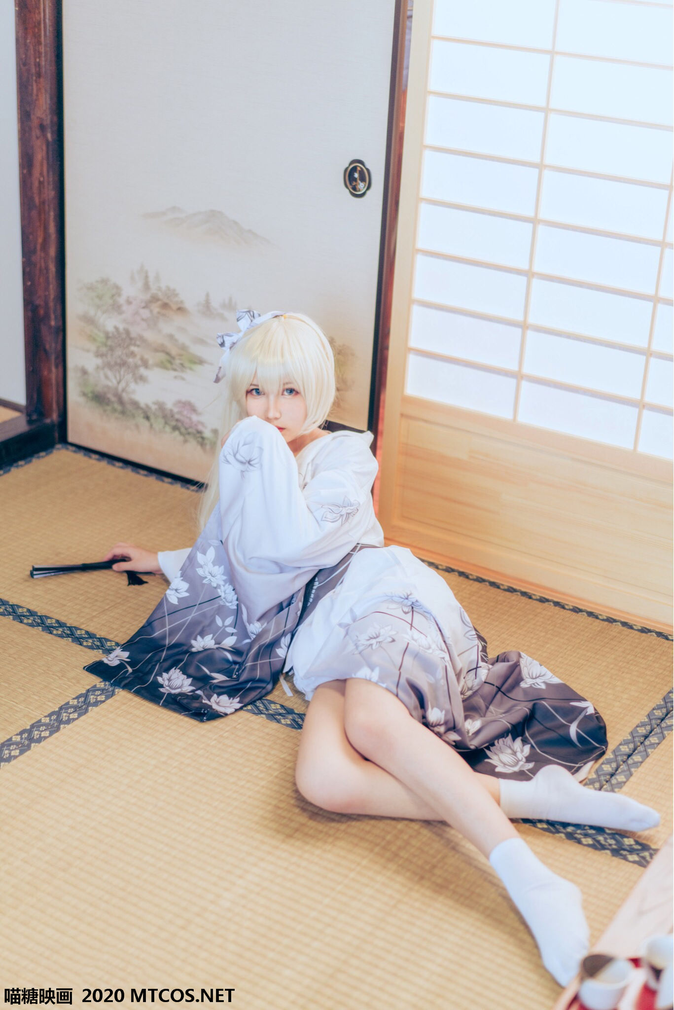 喵糖映画 VOL105 逐月su 穹妹和服-御萝圈-南仁的后花园~