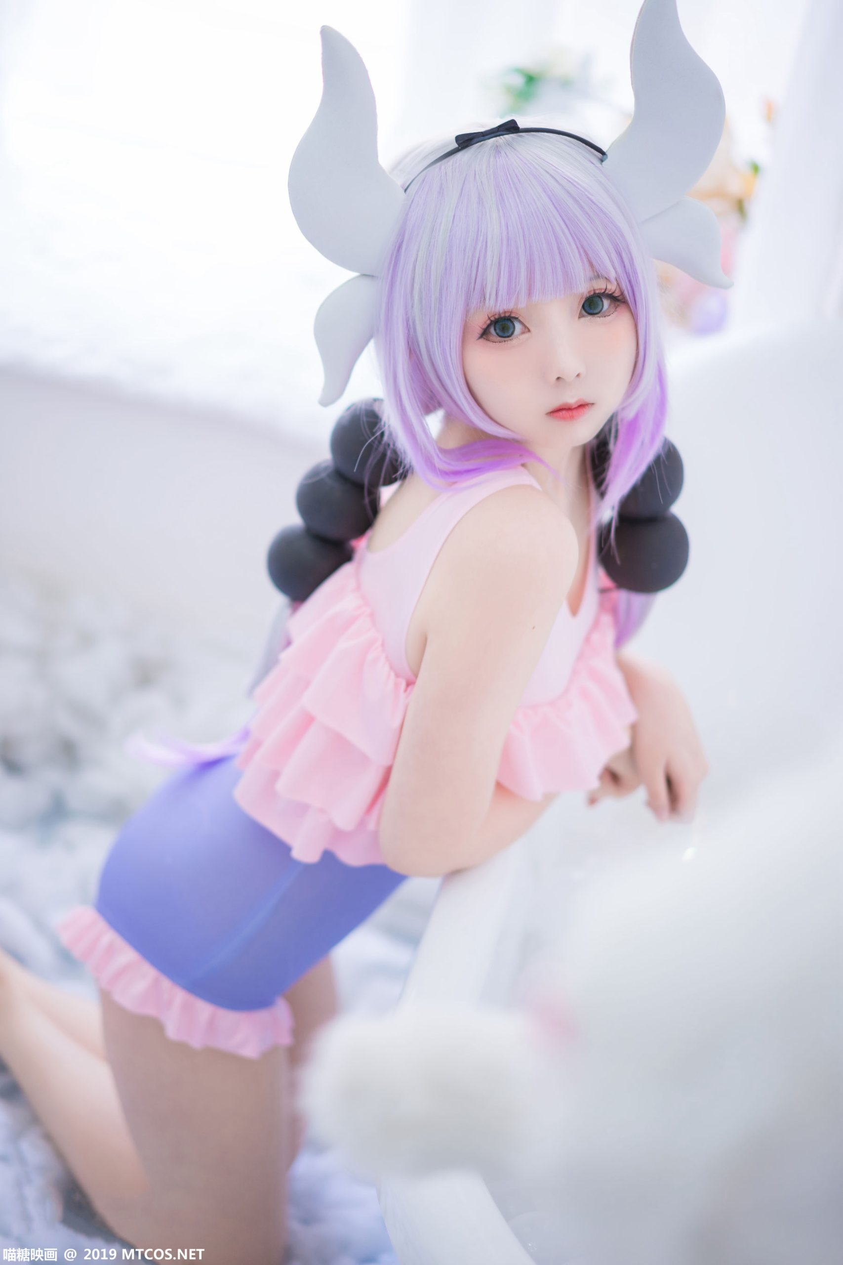 喵糖映画 VOL037 嶋葵 康娜酱雷姆-御萝圈-南仁的后花园~